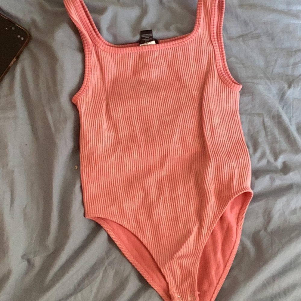 Forever 21 Pink Bodysuit One Piece